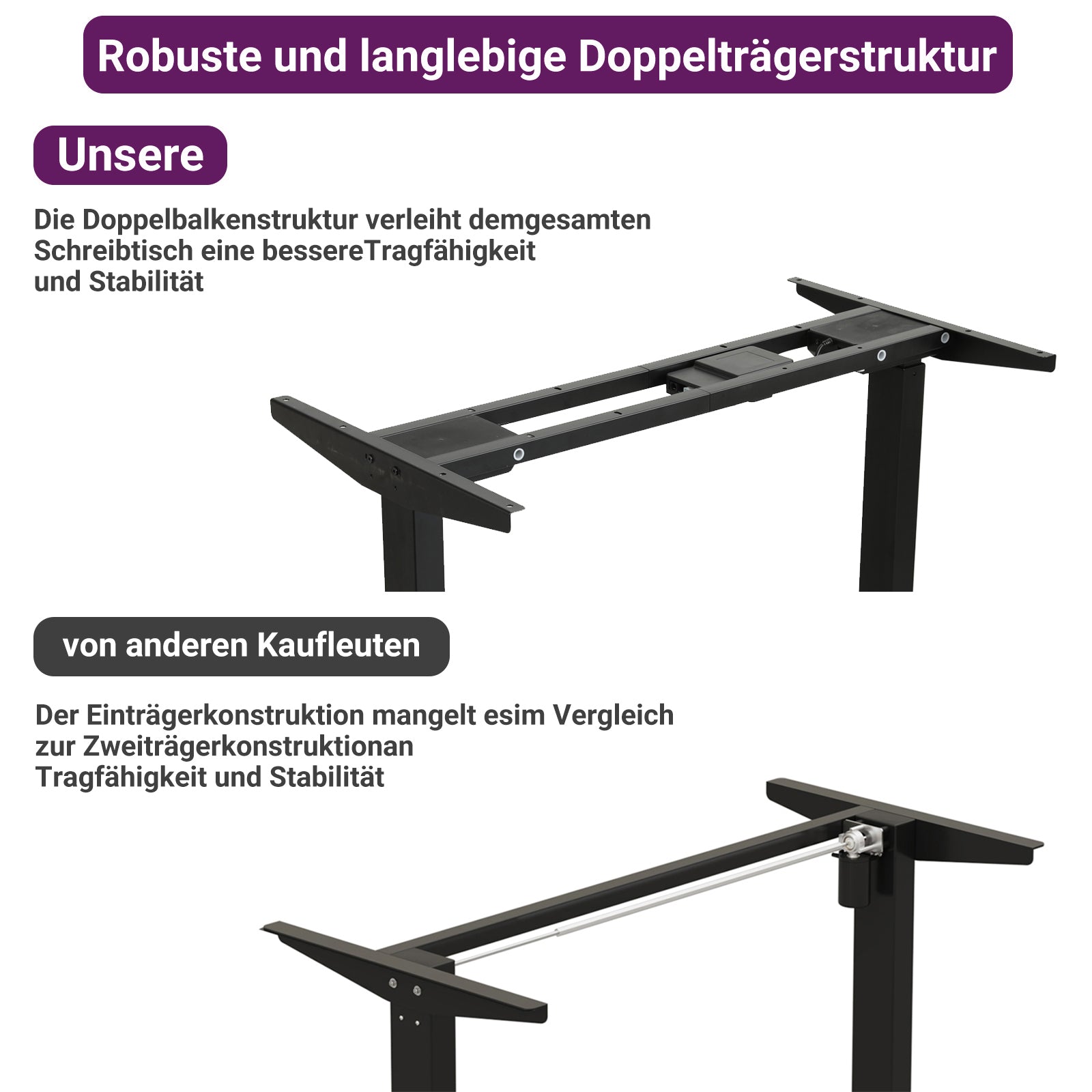 160 x 120cm L-förmiger Stehschreibtisch, verstellbarer elektrischer Sitz- und Stehpult für Zuhause und Büro mit Monitorständer und Schublade, Eiche