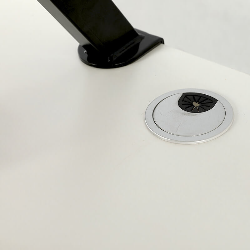 160 x 120cm L-förmiger Stehschreibtisch, verstellbarer elektrischer Sitz- und Stehpult für Zuhause und Büro mit Monitorständer und Schublade, Eiche