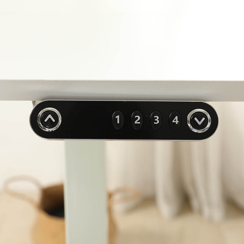 160 x 120cm L-förmiger Stehschreibtisch, verstellbarer elektrischer Sitz- und Stehpult für Zuhause und Büro mit Monitorständer und Schublade, Eiche