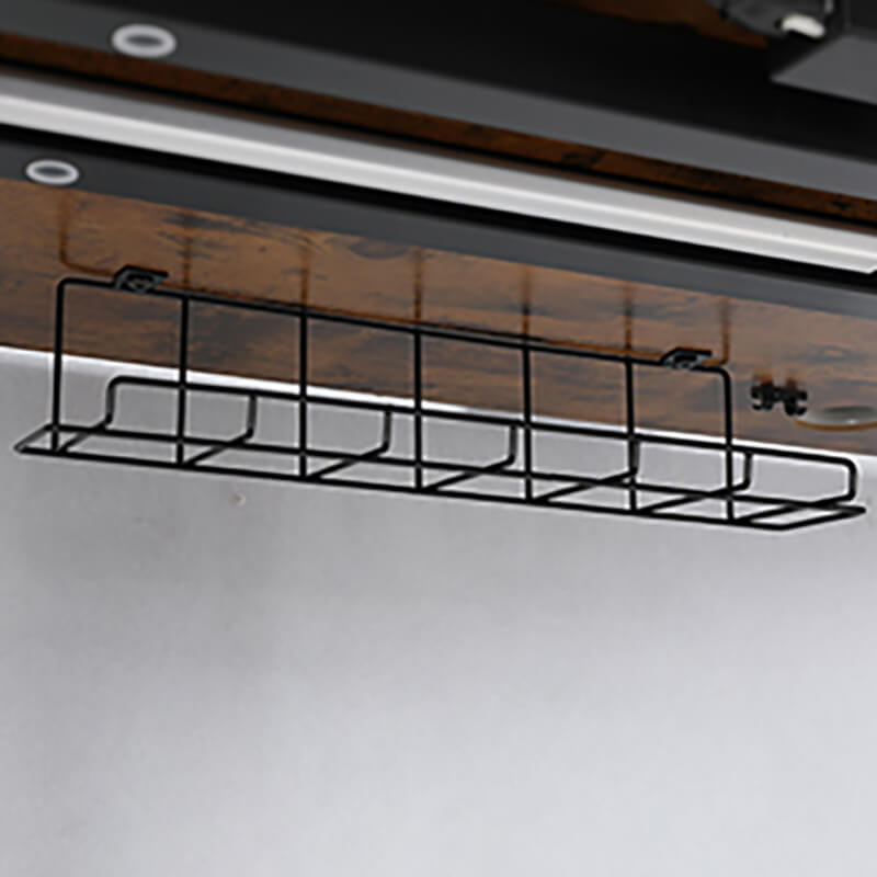 55"x 30" Standing Desk Electric Height Adjustable Computer Desk for Home&Office with Wheels, Oak or Brown