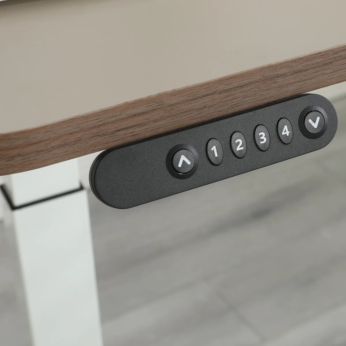 80cm Runder elektrisch höhenverstellbarer Stehschreibtisch