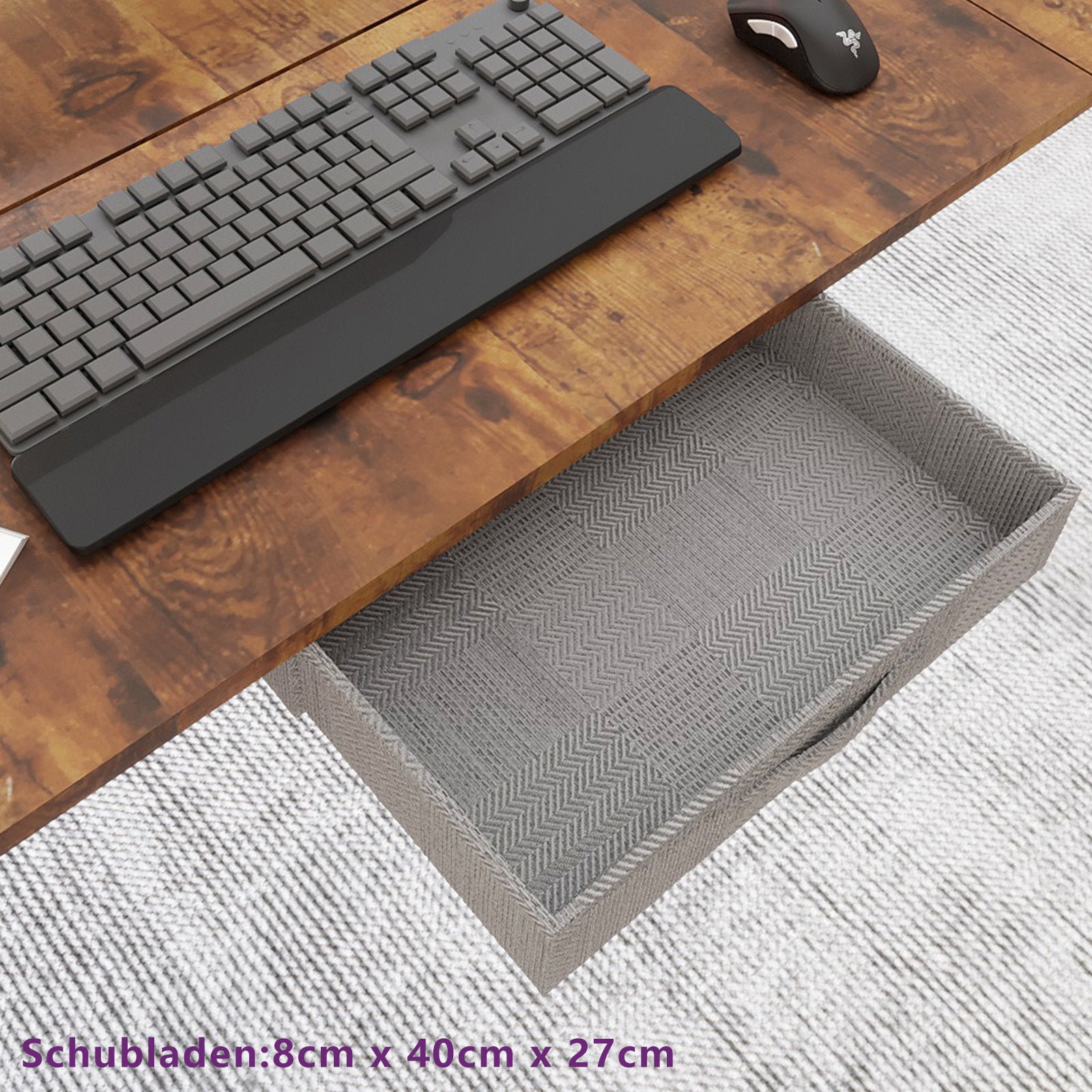 63" x 30" L-Shaped Standing Desk Adjustable Electric Sit and Stand for Home & Office with Monitor Stand and Drawer, Oak