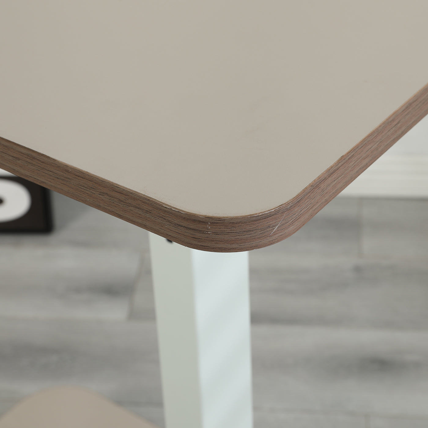 80cm Runder elektrisch höhenverstellbarer Stehschreibtisch